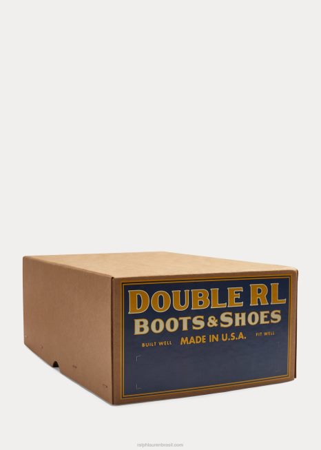 bota chelsea camurça BD6J2131 homens Ralph Lauren marrom