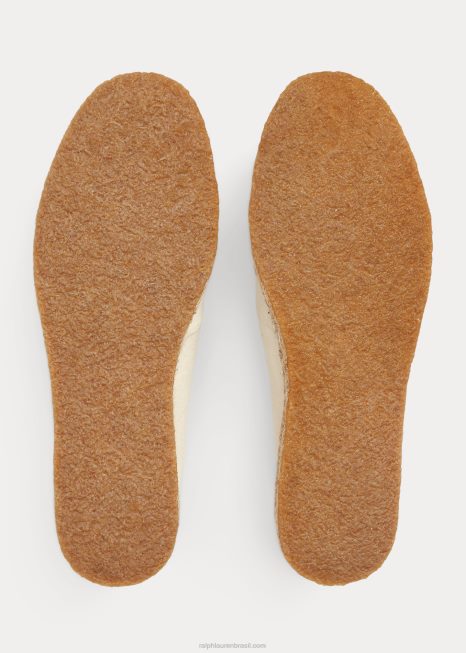 alpargata de lona BD6J2128 homens Ralph Lauren cinza