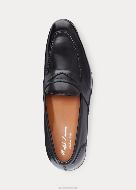 Meegan Penny Mocassim BD6J2159 homens Ralph Lauren preto