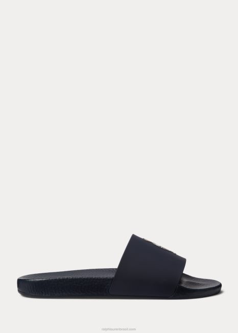 slide de urso polo BD6J2060 homens Ralph Lauren marinha