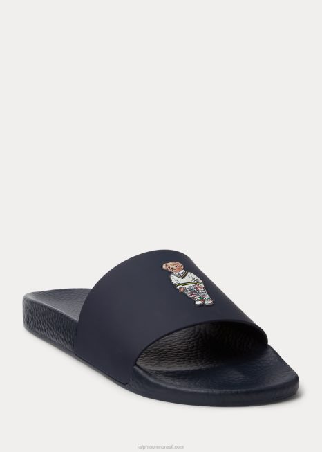 slide de urso polo BD6J2060 homens Ralph Lauren marinha