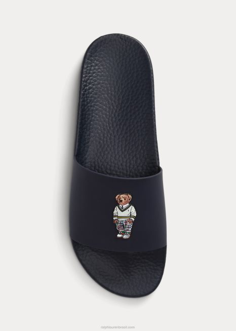 slide de urso polo BD6J2060 homens Ralph Lauren marinha