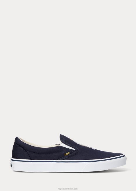 tênis polo bear keaton BD6J2024 homens Ralph Lauren marinha
