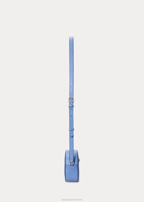 bolsa transversal jordynn média monograma BD6J5440 mulheres Ralph Lauren cáqui/azul nova inglaterra