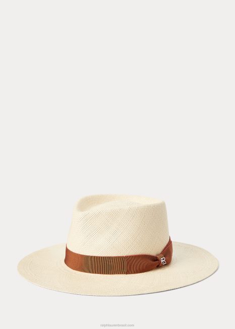 chapéu de palha BD6J5475 mulheres Ralph Lauren bronzeado