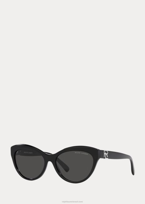 óculos de sol rl betty BD6J9752 mulheres Ralph Lauren preto