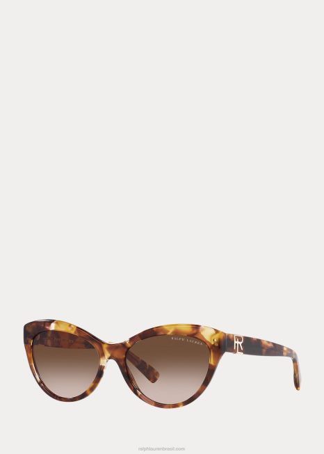 óculos de sol rl betty BD6J9753 mulheres Ralph Lauren Havana