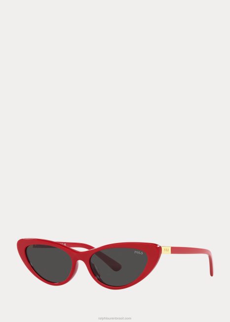 os óculos de sol cat eye polo BD6J9738 mulheres Ralph Lauren