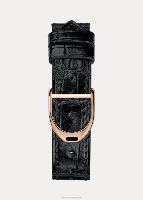 jacaré ouro rosa médio BD6J2805 mulheres Ralph Lauren
