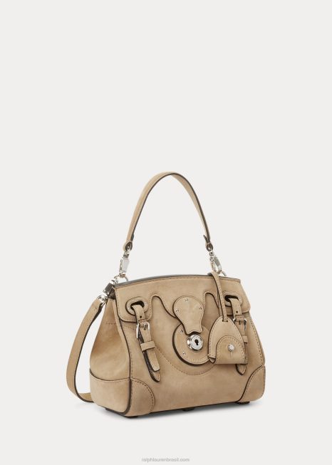 bezerro camurça soft ricky 18 BD6J5324 mulheres Ralph Lauren mel pálido