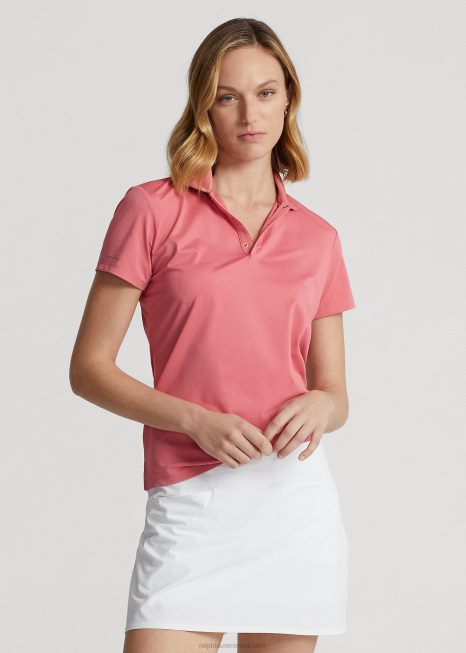 camisa pólo piquê BD6J3707 mulheres Ralph Lauren Rosa do Deserto