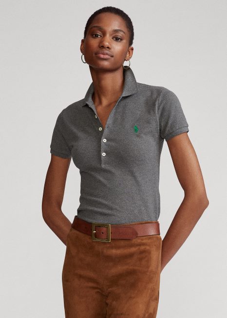 camisa polo slim fit BD6J3272 mulheres Ralph Lauren barclay urze