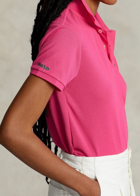 o polo terrestre BD6J3330 mulheres Ralph Lauren Rosa quente