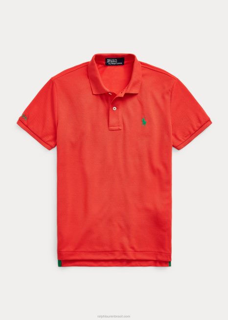 o polo terrestre BD6J3332 mulheres Ralph Lauren hibisco brilhante