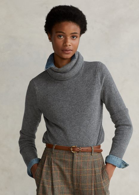 gola alta caxemira BD6J9487 mulheres Ralph Lauren