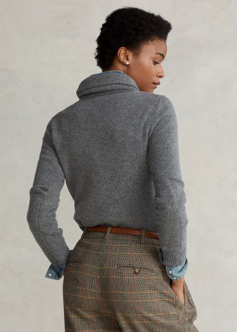 gola alta caxemira BD6J9487 mulheres Ralph Lauren