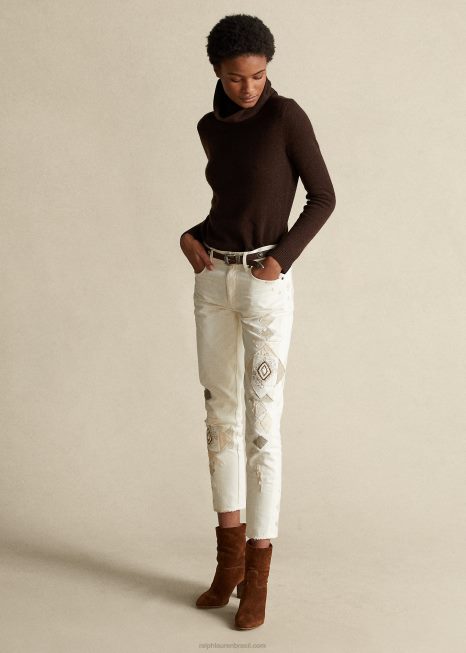 gola alta caxemira BD6J9488 mulheres Ralph Lauren