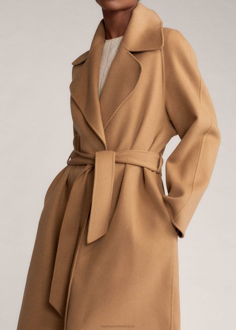 casaco de leonarda BD6J3596 mulheres Ralph Lauren camelo