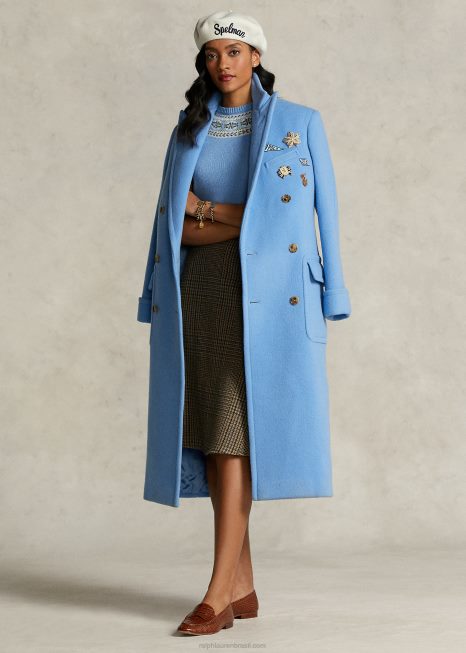 casaco polo da coleção spelman BD6J3323 mulheres Ralph Lauren