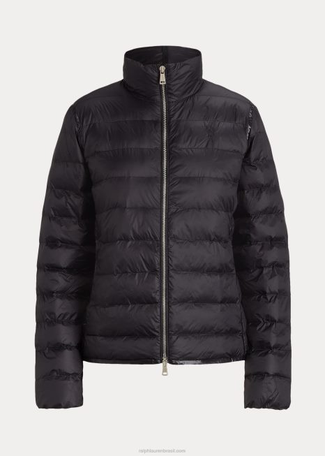 jaqueta acolchoada embalável BD6J3286 mulheres Ralph Lauren preto