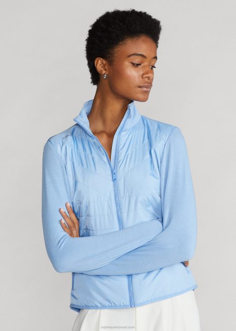 jaqueta hibrida acolchoada com zíper BD6J9499 mulheres Ralph Lauren