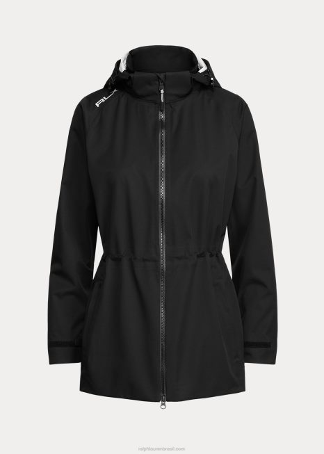 jaqueta repelente de água BD6J3758 mulheres Ralph Lauren preto
