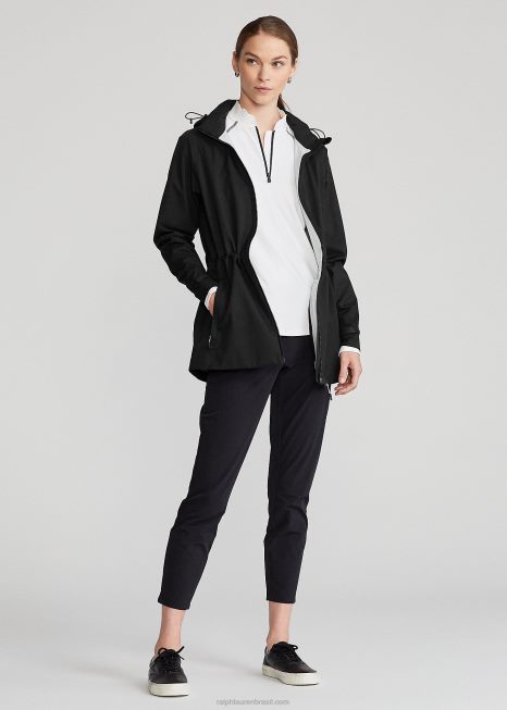 jaqueta repelente de água BD6J3758 mulheres Ralph Lauren preto