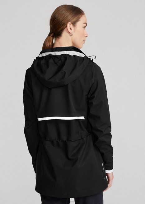 jaqueta repelente de água BD6J3758 mulheres Ralph Lauren preto