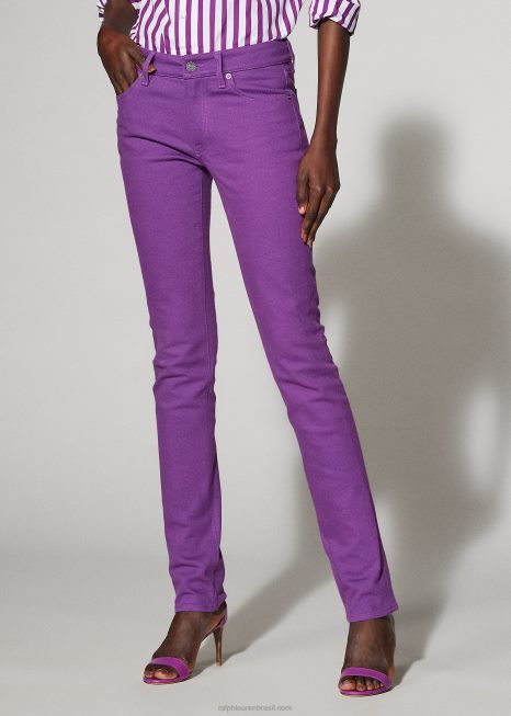 160 jeans slim BD6J3492 mulheres Ralph Lauren baga brilhante