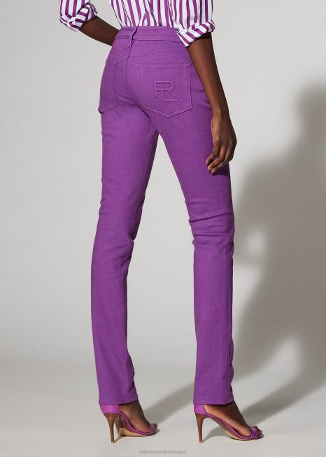 160 jeans slim BD6J3492 mulheres Ralph Lauren baga brilhante