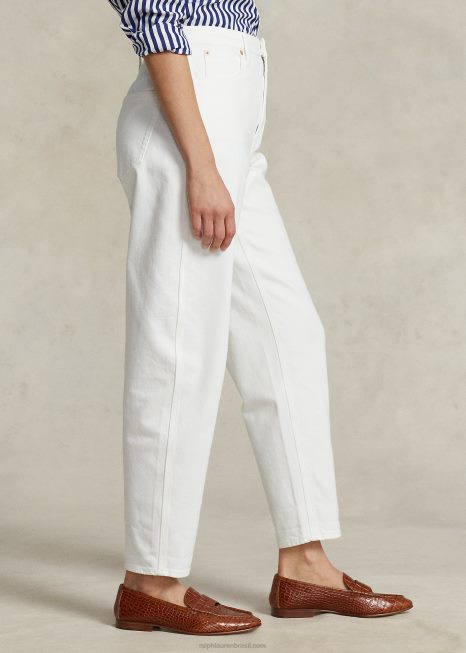Jeans cenoura BD6J3207 mulheres Ralph Lauren lavagem de açafrão