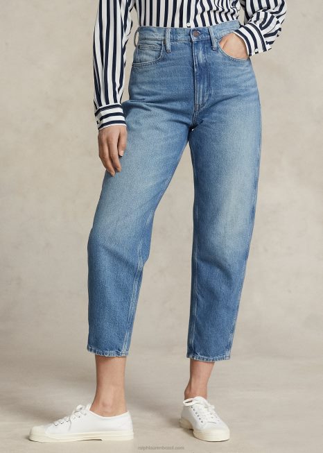 Jeans cenoura BD6J9163 mulheres Ralph Lauren bacalhau