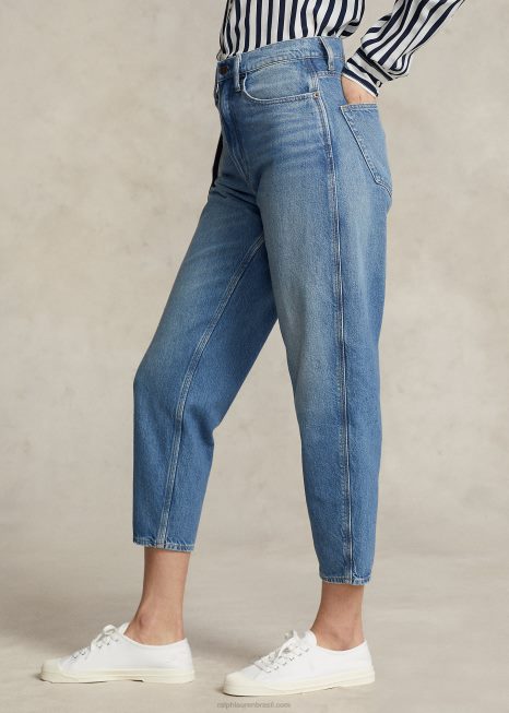 Jeans cenoura BD6J9163 mulheres Ralph Lauren bacalhau