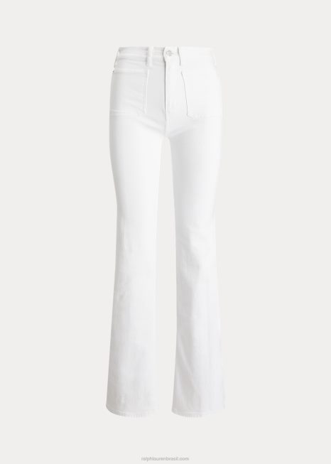 bota jeans BD6J9178 mulheres Ralph Lauren lavagem de pemba