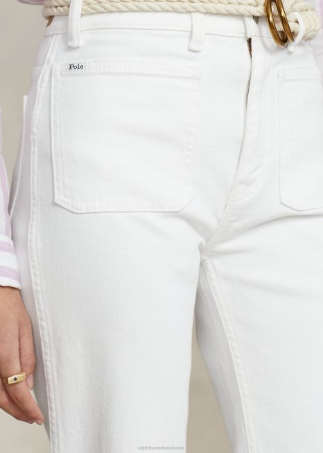 bota jeans BD6J9178 mulheres Ralph Lauren lavagem de pemba