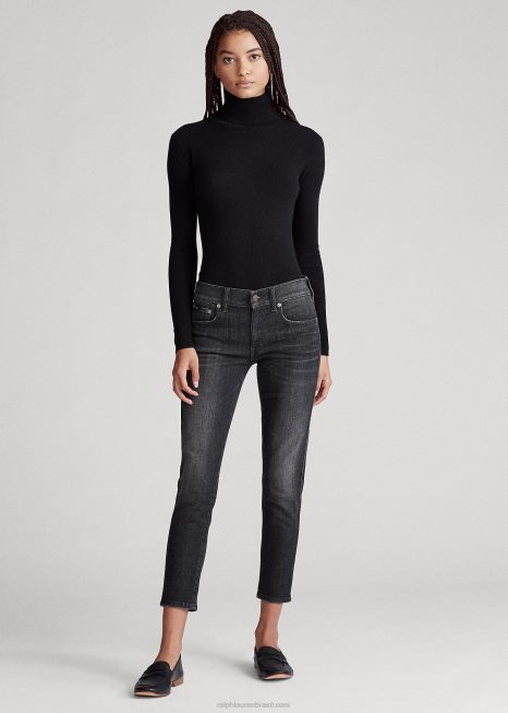 calça jeans skinny tompkins BD6J4743 mulheres Ralph Lauren