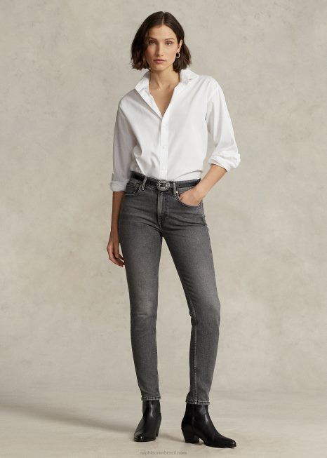 jeans skinny tompkins BD6J3178 mulheres Ralph Lauren lavagem de renda