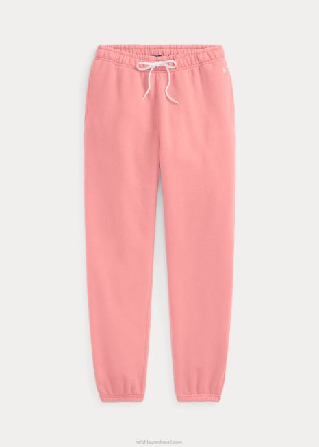 calça atlética de lã BD6J9103 mulheres Ralph Lauren dolce rosa