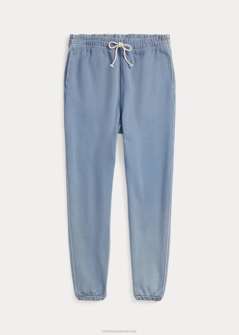 jogger de lã de algodão orgânico BD6J9194 mulheres Ralph Lauren índigo
