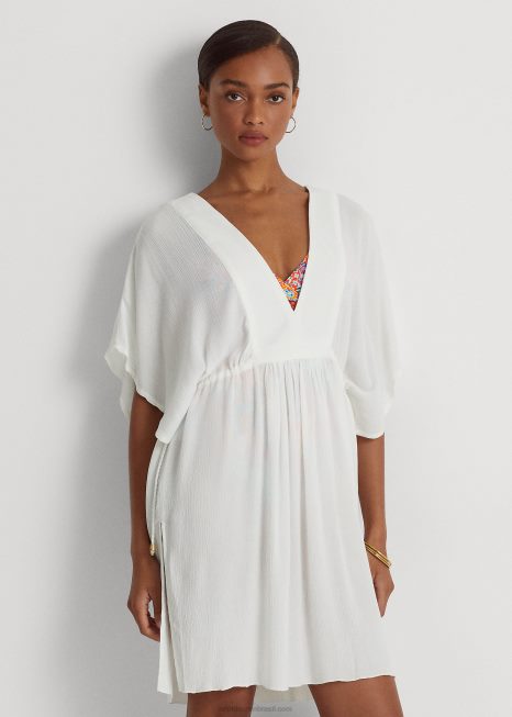 cobertura de túnica BD6J4181 mulheres Ralph Lauren branco