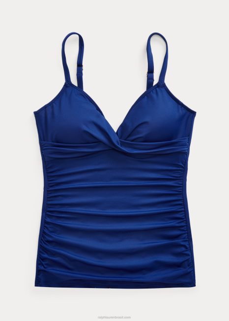 tanquíni sobrepeliz BD6J4213 mulheres Ralph Lauren safira