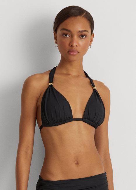 top de biquíni BD6J4211 mulheres Ralph Lauren preto