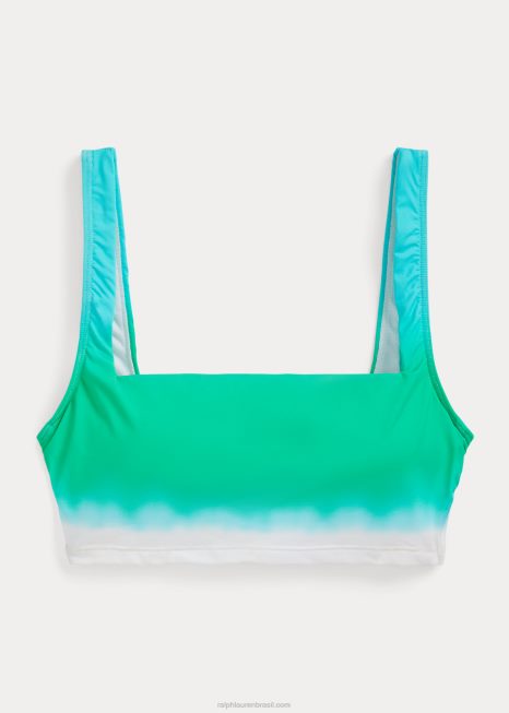 top de biquíni ombre BD6J4155 mulheres Ralph Lauren multi