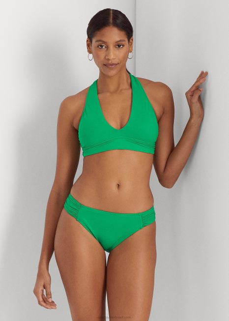 top de biquíni torcido nas costas BD6J4158 mulheres Ralph Lauren cabana verde