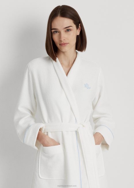 roupão felpudo BD6J4137 mulheres Ralph Lauren branco
