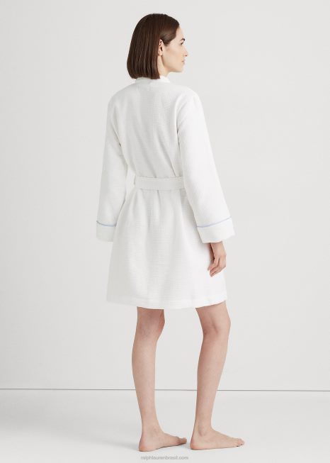 roupão felpudo BD6J4137 mulheres Ralph Lauren branco