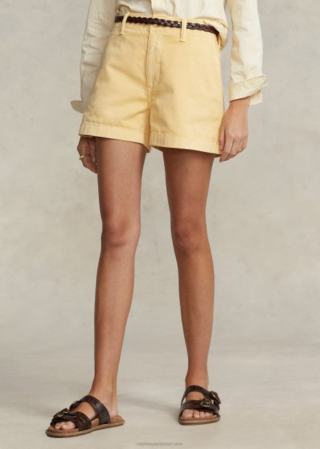 chino curto BD6J2909 mulheres Ralph Lauren concha