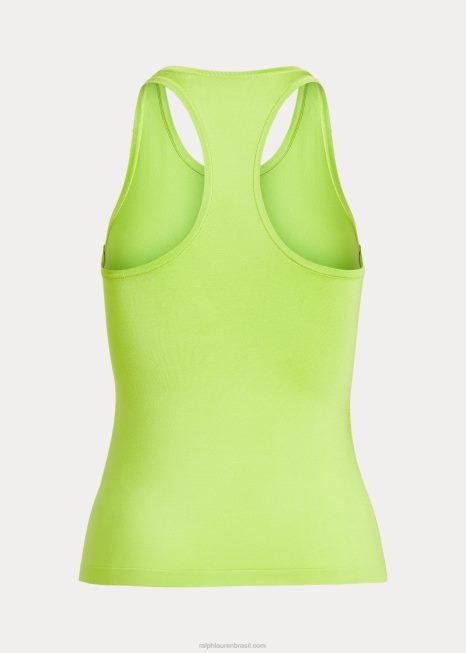 regata nadador de seda elástica BD6J9372 mulheres Ralph Lauren cidra