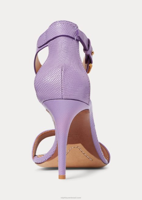 channing welington sandália com relevo BD6J9655 mulheres Ralph Lauren lilás