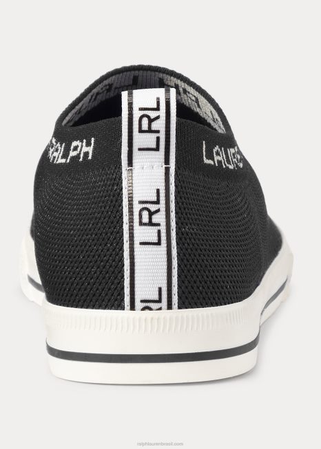 sapatilha jordyn BD6J5087 mulheres Ralph Lauren preto